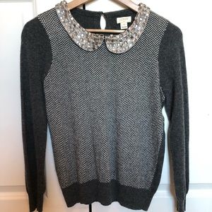 J. Crew Herringbone Sweater